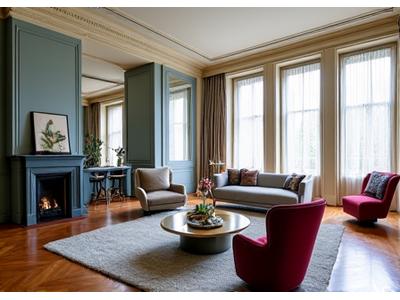 Aménagement Salon Haussmannien